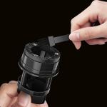 Stainless Steel Burr Coffee Grinder Non Slip Feet Flat Burr Coffee Bean Machine