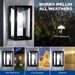 Outdoor Solar LED Wall Light IP65 Waterproof Solar Garden Light For Fence Lawn