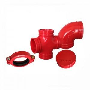 Wholesale Customerized anti Corrosion Fire Fighting Grooved Double Claw Clamp from china suppliers