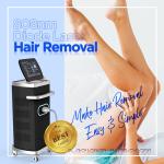 Permanent Cooling Laser Hair Removal Machine Diode 1600W 3 Wavelength 2-100ms