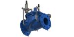 Ductile Iron Blue Water Pressure Reducing Valve For Water System / Irrigation