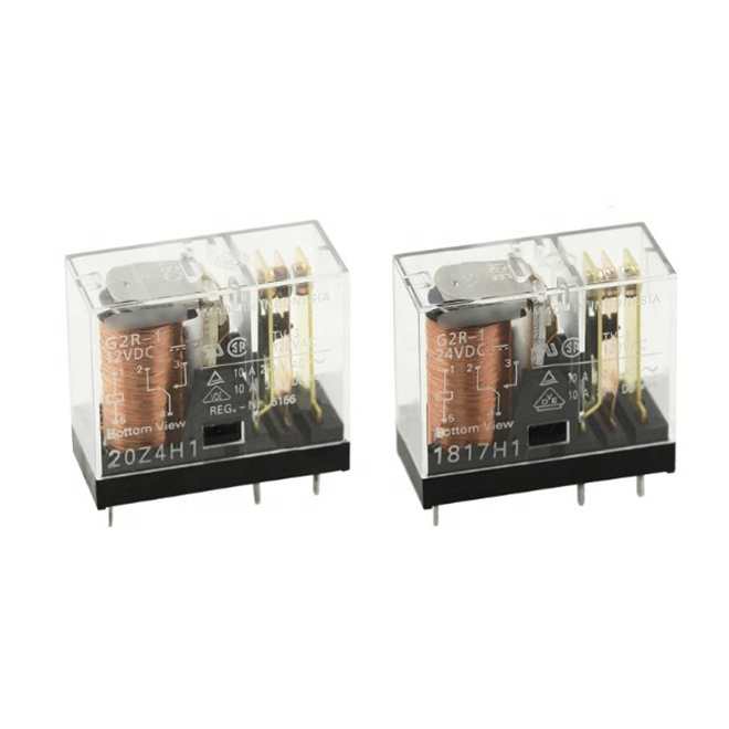Hot selling relays G2R-1-12VDC G2R-1-24VDC 10A 5pin DIP original