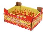 Moistureproof Corrugated Vegetable Boxes , Fruit Packaging Boxes AB Flute