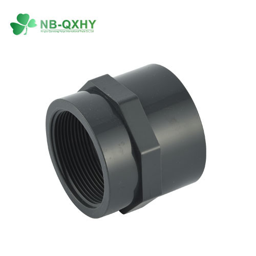 High Pressure Pn16 DIN Plastic Pipe Fitting PVC Female Adapter
