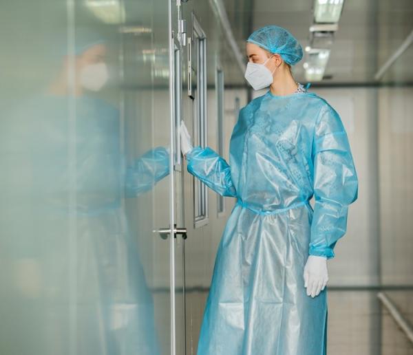 large stock nursing disposable long sleeve isolation gown best quality surgical