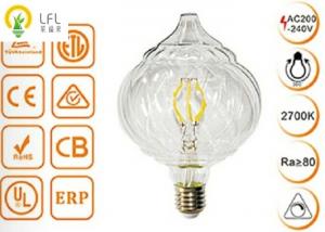 Wholesale Clear Glass Decorative Led Light Bulbs , Dimmable Tip Pumpkin LED Chandelier Bulbs from china suppliers