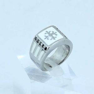Wholesale FAshion 316L Stainless Steel Ring With Enamel LRX157 from china suppliers