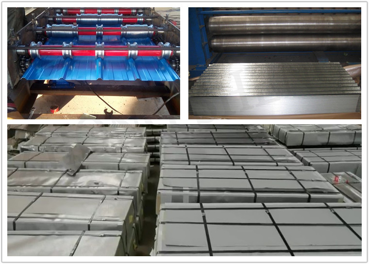 Custom Length All Ral Color Code Punching Processing Service Corrugated PPGI Iron Roofing Steel Sheet