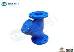 Manual Y Strainer Valve , Cast Iron Flanged Industrial Y Strainers