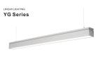 Long Architectural Linear Suspension Lights , Linear Ceiling Light White Color