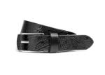 Soft Women Vintage 125CM Embossed Pure Leather Belt