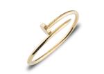 Width 3.5mm 18k Yellow Gold Bracelet , Juste Un Clou Bangle for Engagement