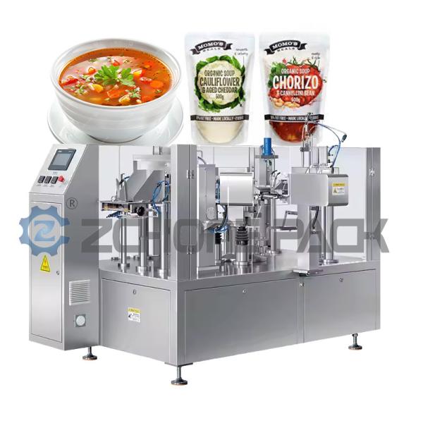 Gravy Soup Fruit Juice Multifunctional Packaging Machine 304/316 Stainless Steel