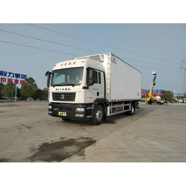Shacman Heavy Duty 4X2 Refrigerated Truck 15t Frozen Food Transport Vehicle
