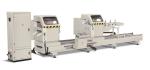 Aluminum machine for cutting aluminum profile in 45 degrees double miter saw