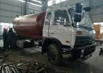 10CBM LPG Tanker Truck , 5 Tons Refueling LPG Bobtail Truck With Rear Platfrom