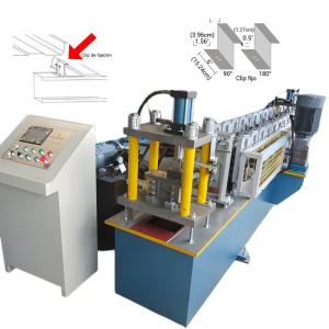 Wholesale Mexico New Roladora KR18 KR24 Roof Sheet Installation Z Shape Clip Lock Roll Forming Machine from china suppliers
