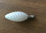 Milky Glass Led Candle Light Bulbs C35 Eco Friendly For Amusement Park
