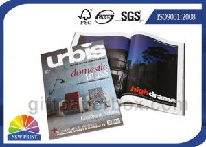 China Professional Glossy Magazine / Brochure Printing Service With Art Paper Or Fancy Paper on sale