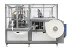 Paper Coffee Cup Making Machine , Ice Cream Paper Cup Making Machine Speed 90