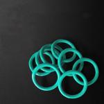 REACH Certified Silicone Rubber O-Rings Seals in Various Colors from Customized