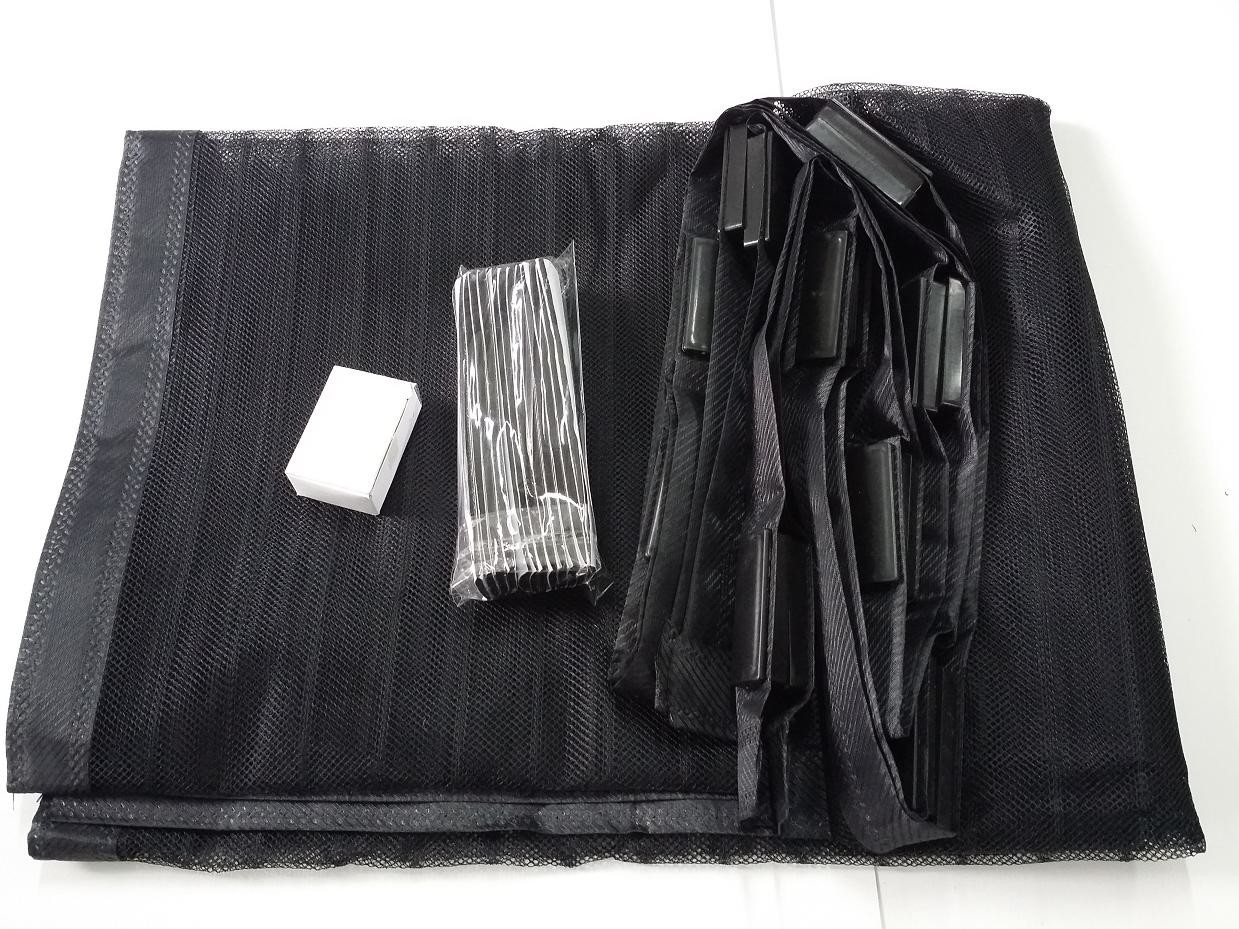 Polyester Mesh Screen Door, Magnetic Door Curtain, Durable Use Magnetic Screen Door