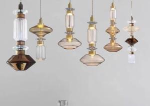Wholesale Luxury Glass Hanging Fixture Pendant Lights Led Lighting Modern Glass Pendant Lamp from china suppliers