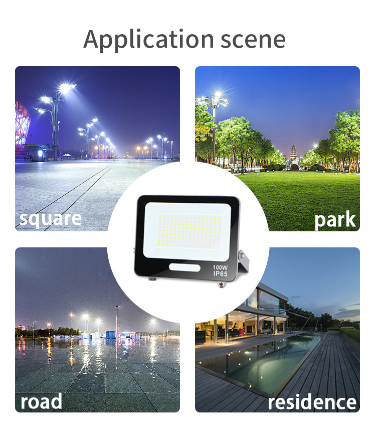 120 Degree Beam Angel Outdoor Floodlight With Waterproof Design