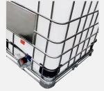 High Speed Electric 265 Gallon IBC Tote Mixer Container Cream Homogenizing