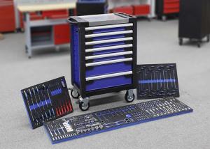 Wholesale Professional 27 Inch 7 Drawers Tool Cabinet Toolbox With Wheels Lockable from china suppliers