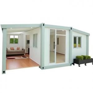 China Modern Design Portable Container Homes with MGO Board Floor and Double Wing Folding Room on sale