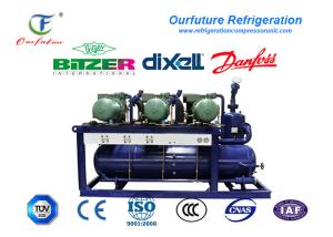 Wholesale Air Cooled Condensing Unit Suit PLC Safety Auto Control For Blast Freezer from china suppliers