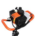 Gasoline Earth Auger 51.7cc Gardening Worker Use Tool For Post Hole