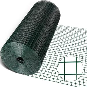 Wholesale 10 Gauge Powder Anti Climbing Fence Iron Wire Mesh Pvc Coated Welded Mesh Rolls Durable from china suppliers