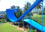 Holiday Resort Water Park Slide Fiberglass Material Thrilling Family Raft Ride