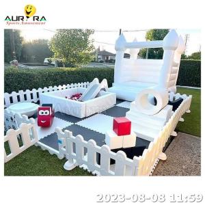 Wholesale Indoor Playground Soft Play Black And White Kids Outdoor Playground With Bouncer from china suppliers