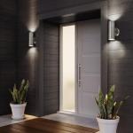 Outdoor IP54 Garden Up Down Wall Light Dusk Till dust to dawn outdoor light(WH
