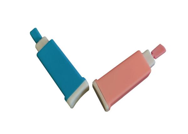 Grey Safety Cap Single Use Lancets 26 Gauge Blood Test Pricker Plastic