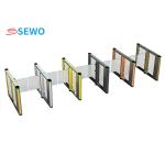 High Speed Pedestrian Turnstile Gate , Fingerprint Turnstile With Facial