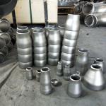 Copper Nickel Concentric Reducer Butt Welded Pipe Fittings With Black Painting