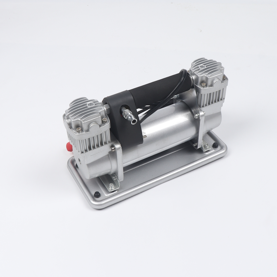 High Speed Inflating Double Cylinder Car Air Compressor for Quick and Powerful Inflation