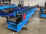 Half Round Gutter Forming Machine Cr 12 High Grade Steel Cutting Blade