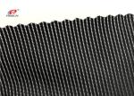 Black Color Sports Mesh Fabric 90% Nylon 10% Spandex Breathable For T - Shirts