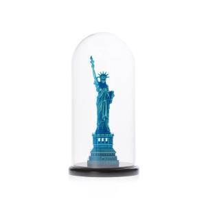 Wholesale Wooden Base D10*H20cm Borosilicate Glass Display Dome Cloche from china suppliers