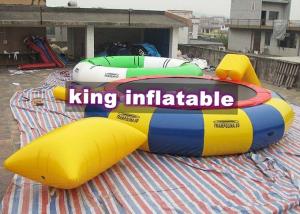 Wholesale Customized Logo PVC Inflatable Water Toy / Trampoline Combine Jumping Bag / Slide from china suppliers