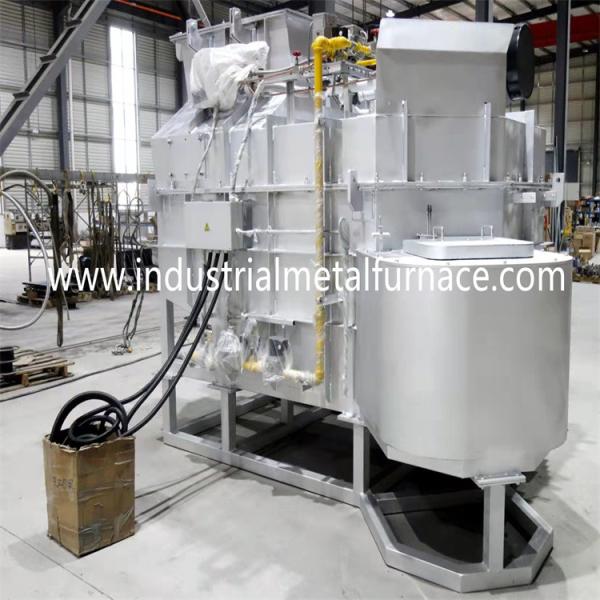 750kg/H 2 Chamber Industrial Aluminum Melting Furnace Aluminium Die Casting