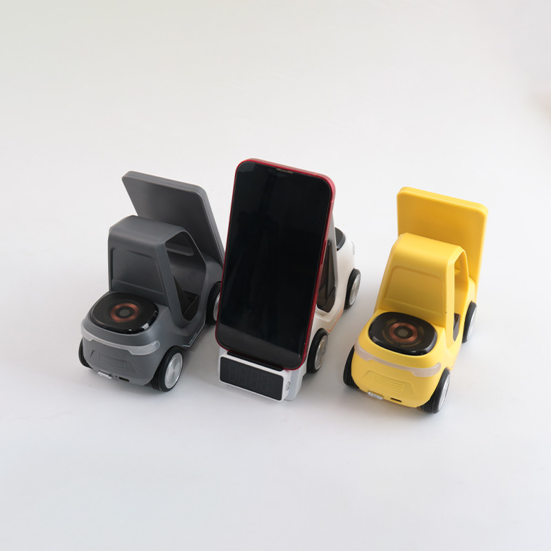 5 In1 Car Shape Night Light Alarm Clock 15w Wireless Charging Station Truck Shaped