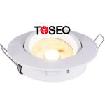 Die Cast Aluminum Recessed Downlights 74mm Cutting AC 220-240 Volt