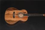 AAAA all Solid imported apple wood OM body style acoustic electric guitar