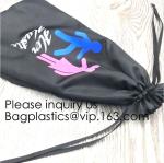 Satin Gift Bag For Gym,Low MOQ Customized Logo Size Satin Drawstring Bag